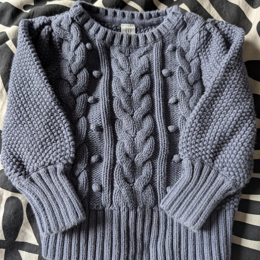 GAP Baby Blue Knit Sweater